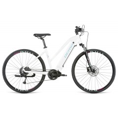 Dámské trekové elektrokolo Dema IMPERIA 5 white-steel blue M/18