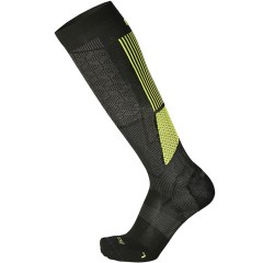 Lyžařské ponožky CALZA SKI M1 MEDIUM WEIGHT, NERO/fluo