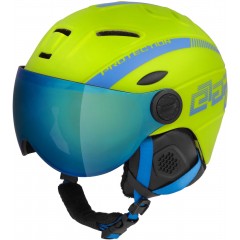 Dětská lyžařská helma Etape RIDER PRO, limeta/modrá mat