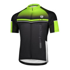 Etape – pánský dres MAESTRO, černá/žlutá fluo