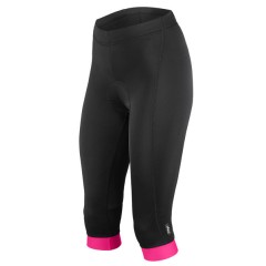 Etape - dámské kalhoty NATTY 3/4 s vložkou, černá/růžová