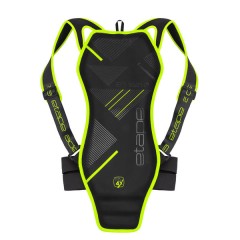 Etape – chránič páteře SPINE, černá/žlutá fluo
