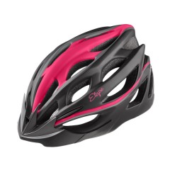 Etape – dámská cyklistická přilba VESPER, černá/růžová mat