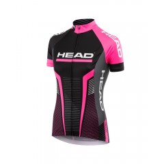 Cyklistický dres Head WOMEN TEAM  black-pink 2020