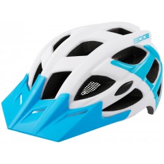 přilba ROCK MACHINE Edge bílo/modrá vel. S/M 55-58cm