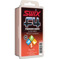 Skluzný vosk SWIX F4 warm s korkem ,60g