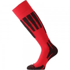 Lyžařské ponožky Lasting SWZ 390 black/red
